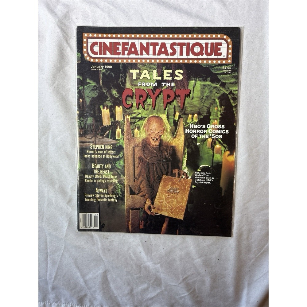 Cinefantastique Magazine Jan 1990 Tales from the Crypt Alan Moore Vol 20 No 3